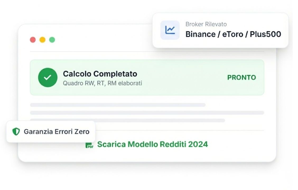 Dichiara il Tuo Conto Trading 1